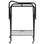 Soporte de montura plegable de pie independiente hierro negro de vidaXL, Accesorios para sillas de montar - Ref: Foro24-17244...