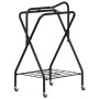 Soporte de montura plegable de pie independiente hierro negro de vidaXL, Accesorios para sillas de montar - Ref: Foro24-17244...