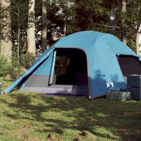 Blue waterproof 4-person igloo tent by vidaXL, tents - Ref: Foro24-94720, Price: 110,09 €, Discount: %