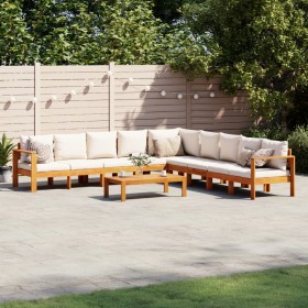 Garden sofa set with 6 pieces, solid acacia wood, and cushions. by vidaXL, Garden sets - Ref: Foro24-3214854, Price: 827,99 €...