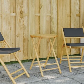 Folding bamboo garden table Ø55x75 cm by vidaXL, Garden tables - Ref: Foro24-365881, Price: 65,99 €, Discount: %