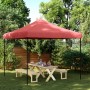 Pop-Up faltbares Partyzelt burgund 292x292x315 cm von vidaXL, Zelte und Pavillons - Ref: Foro24-4004917, Preis: 114,28 €, Rab...