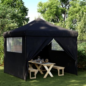 Folding Pop-Up Party Tent with 4 black side walls by vidaXL, Tents and gazebos - Ref: Foro24-4004934, Price: 162,99 €, Discou...