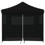 Tienda de fiesta plegable Pop-Up con 4 paredes laterales negra de vidaXL, Carpas y cenadores - Ref: Foro24-4004934, Precio: 1...