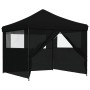 Tienda de fiesta plegable Pop-Up con 4 paredes laterales negra de vidaXL, Carpas y cenadores - Ref: Foro24-4004934, Precio: 1...