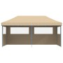 Pop Up faltbares Partyzelt mit 3 Seitenwänden beige von vidaXL, Zelte und Pavillons - Ref: Foro24-4004943, Preis: 199,09 €, R...