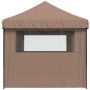 Folding Pop-Up Party Tent with 3 Brown Side Walls by vidaXL, Tents and gazebos - Ref: Foro24-4004948, Price: 217,34 €, Discou...