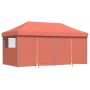 Folding Pop-Up Party Tent with 4 Terracotta Side Walls by vidaXL, Tents and gazebos - Ref: Foro24-4004957, Price: 256,97 €, D...