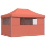 Folding Pop-Up Party Tent with 4 Terracotta Side Walls by vidaXL, Tents and gazebos - Ref: Foro24-4004981, Price: 188,47 €, D...