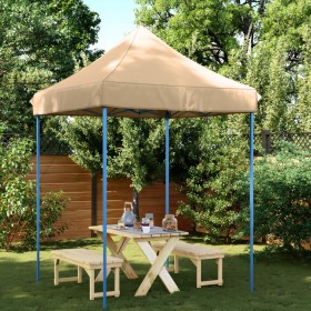 Folding beige Pop-Up party store 200x200x306 cm by vidaXL, Tents and gazebos - Ref: Foro24-4004983, Price: 95,48 €, Discount: %