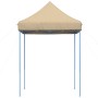 Folding beige Pop-Up party store 200x200x306 cm by vidaXL, Tents and gazebos - Ref: Foro24-4004983, Price: 95,41 €, Discount: %