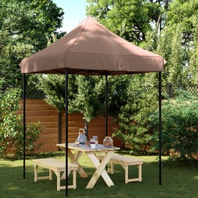 Folding Pop-Up Party Tent Brown 200x200x306 cm by vidaXL, Tents and gazebos - Ref: Foro24-4004988, Price: 95,99 €, Discount: %