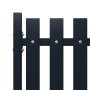 Anthracite powder coated steel fence panel 174.5x100 cm by vidaXL, fence panels - Ref: Foro24-146471, Price: 185,23 €, Discou...