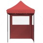 Folding Pop-Up Party Store with 2 Burgundy Side Walls by vidaXL, Tents and gazebos - Ref: Foro24-4004995, Price: 122,96 €, Di...