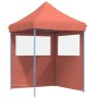 Pop Up faltbares Partyzelt 2 Seitenwände Terrakotta von vidaXL, Zelte und Pavillons - Ref: Foro24-4004997, Preis: 117,47 €, R...