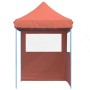 Folding Pop-Up Party Store with 2 Terracotta Side Walls by vidaXL, Tents and gazebos - Ref: Foro24-4004997, Price: 117,47 €, ...