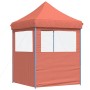 Folding Pop-Up Party Store with 2 Terracotta Side Walls by vidaXL, Tents and gazebos - Ref: Foro24-4004997, Price: 117,47 €, ...