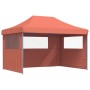 Folding Pop-Up Party Store with 3 Terracotta Side Walls by vidaXL, Tents and gazebos - Ref: Foro24-4005021, Price: 158,32 €, ...