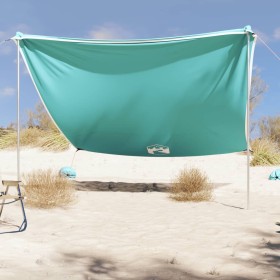 Strandmarkise mit grünen Sandankern 304x300 cm von vidaXL, Zelte - Ref: Foro24-4008645, Preis: 93,99 €, Rabatt: %