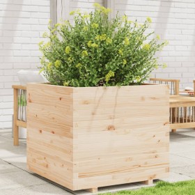 Jardinera madera maciza de pino 80x80x72 cm de vidaXL, Maceteros y jardineras - Ref: Foro24-3282624, Precio: 239,00 €, Descue...