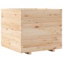 Jardinera madera maciza de pino 80x80x72 cm de vidaXL, Maceteros y jardineras - Ref: Foro24-3282624, Precio: 238,99 €, Descue...