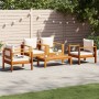 Garden sofa set with 5 pieces, solid acacia wood, and cushions. by vidaXL, Garden sets - Ref: Foro24-3214842, Price: 505,34 €...