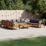 Garden sofa set with 10 pieces, solid acacia wood with cushions. by vidaXL, Garden sets - Ref: Foro24-3214868, Price: 1,00 €,...