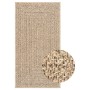 ZIZUR Teppich Jute Optik Innen und Außen 60x110 cm von vidaXL, Teppiche - Ref: Foro24-4006150, Preis: 31,21 €, Rabatt: %