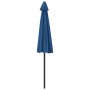 Semicircular balcony umbrella with blue aluminum pole 270x144x222 cm by vidaXL, Umbrellas - Ref: Foro24-312501, Price: 49,04 ...