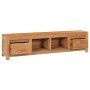 Solid teak wood TV cabinet 135x30x35 cm by vidaXL, TV Furniture - Ref: Foro24-288901, Price: 203,28 €, Discount: %