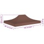 Marquee roof for celebrations brown 4.5x3 m 270 g/m² by vidaXL, Covers for tents and gazebos - Ref: Foro24-315371, Price: 36,...