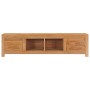 Solid teak wood TV cabinet 135x30x35 cm by vidaXL, TV Furniture - Ref: Foro24-288901, Price: 203,28 €, Discount: %