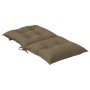 Low back chair cushions 6 units taupe melange fabric 100x50x7 cm by vidaXL, Cushions for chairs and sofas - Ref: Foro24-40024...