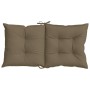 Low back chair cushions 6 units taupe melange fabric 100x50x7 cm by vidaXL, Cushions for chairs and sofas - Ref: Foro24-40024...