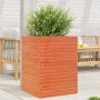 Solid wax brown pine wood planter 50x50x68.5 cm by vidaXL, Pots and planters - Ref: Foro24-3282466, Price: 168,64 €, Discount: %