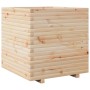 Jardinera madera maciza de pino 70x70x72 cm de vidaXL, Maceteros y jardineras - Ref: Foro24-3282619, Precio: 209,33 €, Descue...