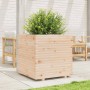 Jardinera madera maciza de pino 70x70x72 cm de vidaXL, Maceteros y jardineras - Ref: Foro24-3282619, Precio: 209,33 €, Descue...