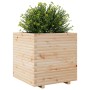 Jardinera madera maciza de pino 70x70x72 cm de vidaXL, Maceteros y jardineras - Ref: Foro24-3282619, Precio: 209,33 €, Descue...