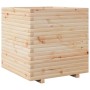 Jardinera madera maciza de pino 70x70x72 cm de vidaXL, Maceteros y jardineras - Ref: Foro24-3282619, Precio: 209,33 €, Descue...