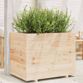 Jardinera madera maciza de pino 90x60x72 cm de vidaXL, Maceteros y jardineras - Ref: Foro24-3282644, Precio: 228,99 €, Descue...