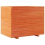 Solid wax brown pine wood planter 90x60x72 cm by vidaXL, Pots and planters - Ref: Foro24-3282646, Price: 273,57 €, Discount: %