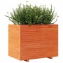 Solid wax brown pine wood planter 90x60x72 cm by vidaXL, Pots and planters - Ref: Foro24-3282646, Price: 273,57 €, Discount: %