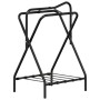 Soporte de montura plegable de pie independiente hierro negro de vidaXL, Accesorios para sillas de montar - Ref: Foro24-17244...