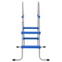 Ladder for raised pool steel and plastic 84 cm by vidaXL, Pool stairs and ramps - Ref: Foro24-4010325, Price: 55,03 €, Discou...