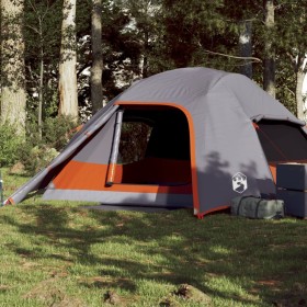 4 Person Igloo Tent Waterproof Gray Orange by vidaXL, tents - Ref: Foro24-94721, Price: 114,56 €, Discount: %