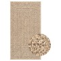 ZIZUR-Teppich in Jute-Optik für drinnen und draußen, 100 x 200 cm von vidaXL, Teppiche - Ref: Foro24-4006153, Preis: 55,19 €,...