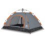 2 person quick opening gray and orange camping tent by vidaXL, tents - Ref: Foro24-4004163, Price: 57,41 €, Discount: %