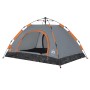 2 person quick opening gray and orange camping tent by vidaXL, tents - Ref: Foro24-4004163, Price: 57,41 €, Discount: %