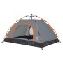 2 person quick opening gray and orange camping tent by vidaXL, tents - Ref: Foro24-4004163, Price: 57,41 €, Discount: %