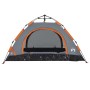 2 person quick opening gray and orange camping tent by vidaXL, tents - Ref: Foro24-4004163, Price: 57,41 €, Discount: %